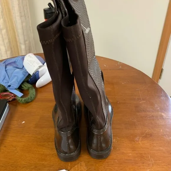 POSH Wellies knee high rain boots size 7 NEW
