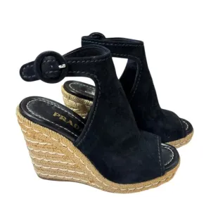 Prada Black   Biege Shoes, 37.5