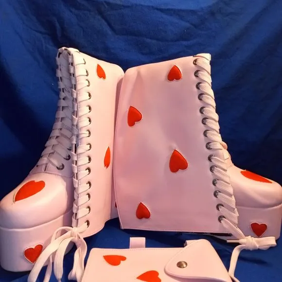 PRETTY IN PINK Knee High Boots ( BRAND NEW !!! )
