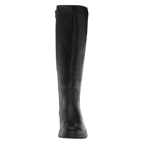Propet Women's West Leather Knee High Riding Boots Black Size 7 W
