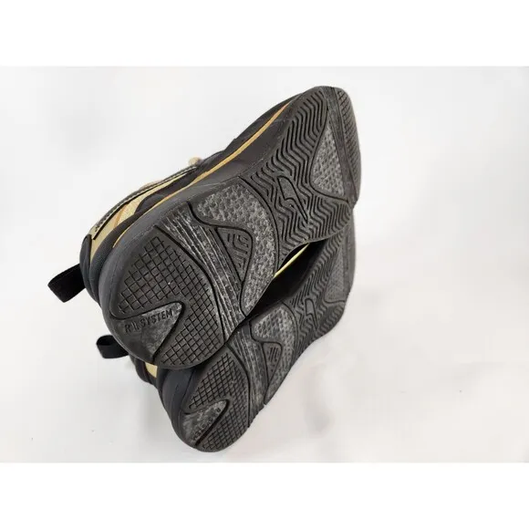 Puma Baby Phat X RsCurve Womens Gold Sparkle Sneakers Casual Shoes 38460601 SZ 7