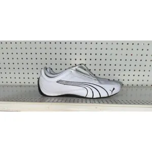 PUMA Drift Cat 4 Mens Leather Athletic Driving Racing Shoes Size 10.5 White