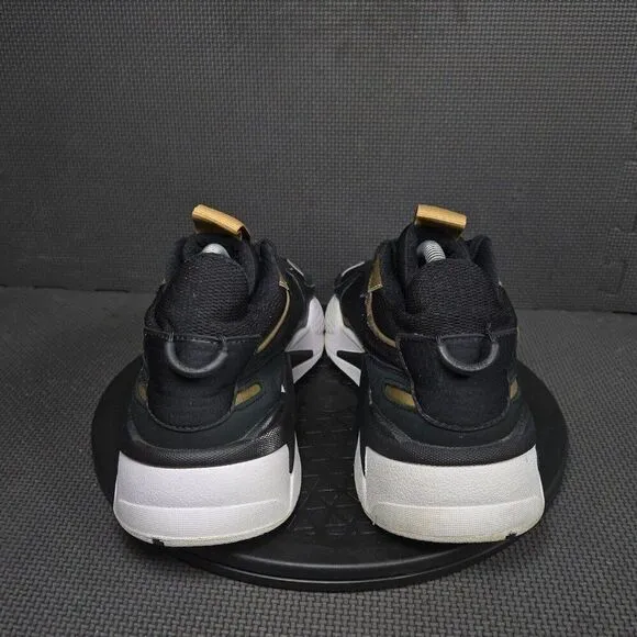 Puma RS-X Trophies Shoes Mens Sz 10 Black Gold White Athletic Trainers Sneakers