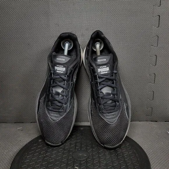 Puma RS Pure Base Shoes Mens Sz 11 Black White Athletic Trainers Sneakers