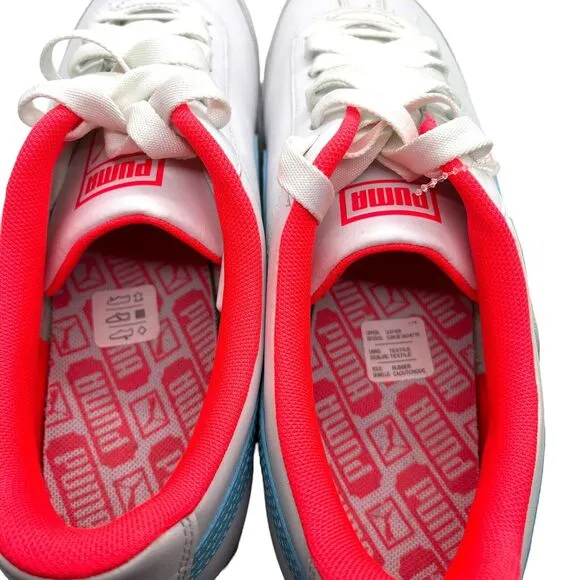 Puma Sneakers Shoes Roma Amor Heart Platform White SZ 10 US Womens 371861-01 New