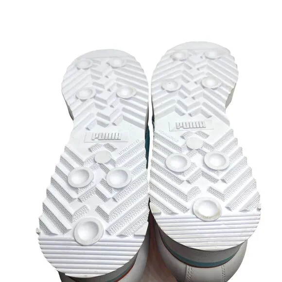 Puma Sneakers Shoes Roma Amor Heart Platform White SZ 10 US Womens 371861-01 New