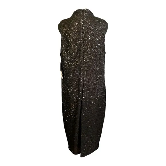 Rachel by Rachel Roy Dress Black Sequin Sleeveless Dress