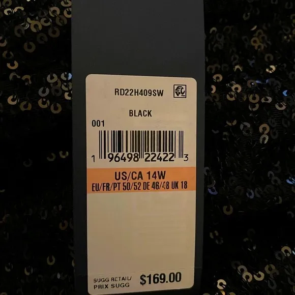 Rachel by Rachel Roy Dress Black Sequin Sleeveless Dress