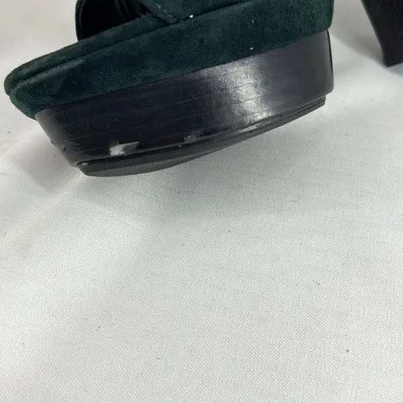 Rachel Zoe Payton Suede and snake Platform Heels