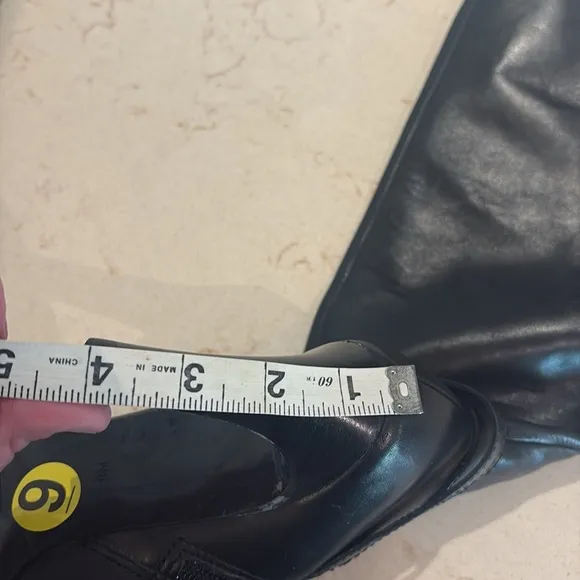 Ralph Lauren tall Bethan knee high heel boots SZ 9