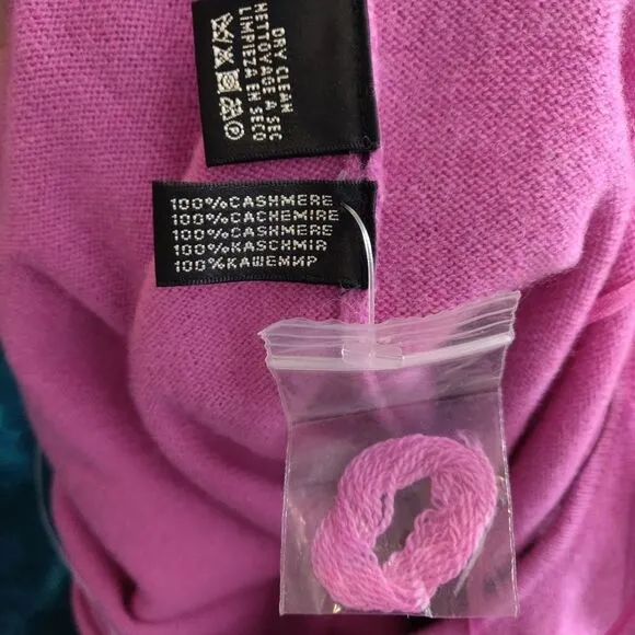 Ralph Lauren Black Label Pink 100% Cashmere Dress