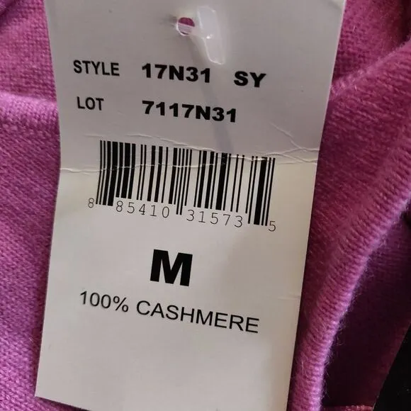 Ralph Lauren Black Label Pink 100% Cashmere Dress