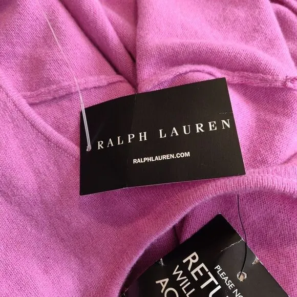 Ralph Lauren Black Label Pink 100% Cashmere Dress