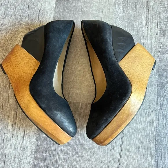 Rare Allsaints spitalfields Platform Wedges Shoes Size 38