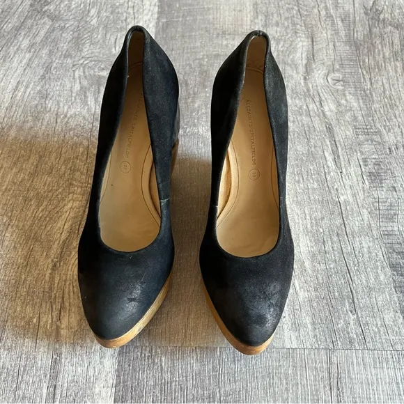 Rare Allsaints spitalfields Platform Wedges Shoes Size 38