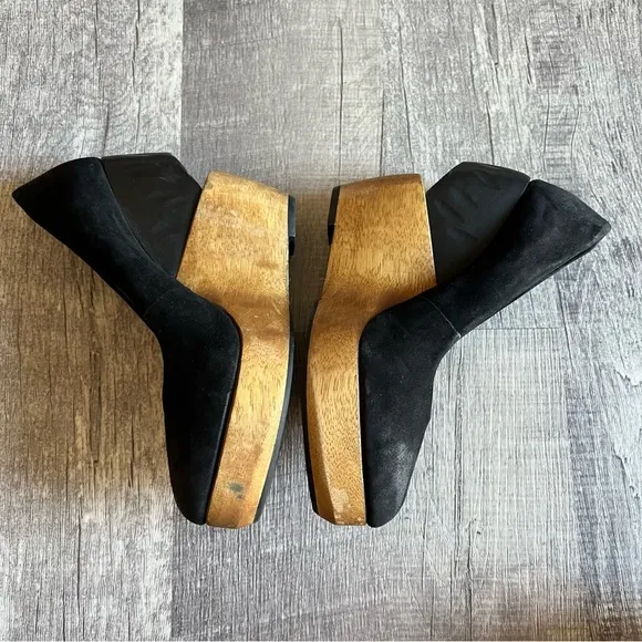 Rare Allsaints spitalfields Platform Wedges Shoes Size 38