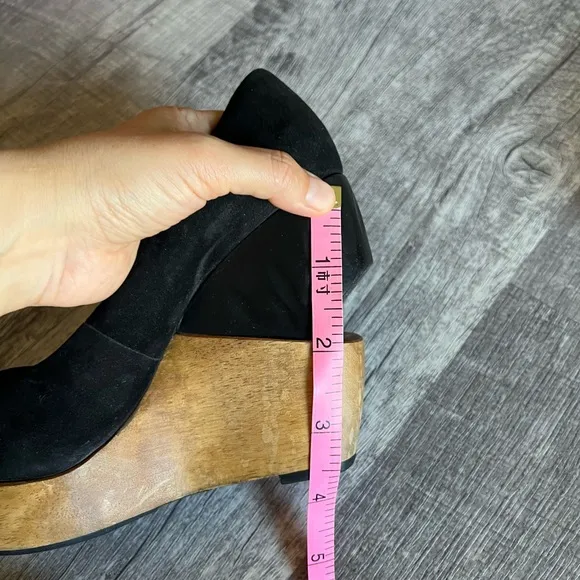 Rare Allsaints spitalfields Platform Wedges Shoes Size 38