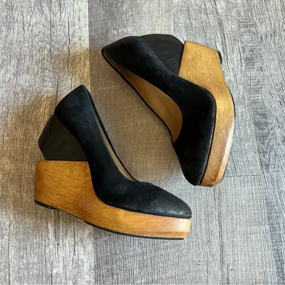 Rare Allsaints spitalfields Platform Wedges Shoes Size 38