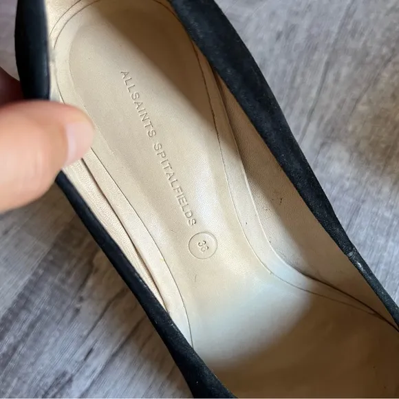 Rare Allsaints spitalfields Platform Wedges Shoes Size 38