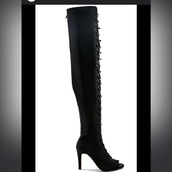 RAYE TYSON LACE OVER THE KNEE BOOTS