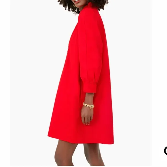 Red Claiborne DressPOMANDER PLACE