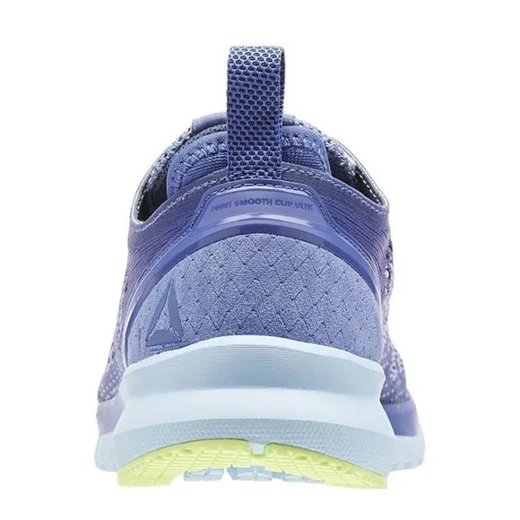 Reebok Print Smooth Clip Ultraknit Shadow Blue Womens Running Shoes BS5135