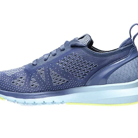 Reebok Print Smooth Clip Ultraknit Shadow Blue Womens Running Shoes BS5135