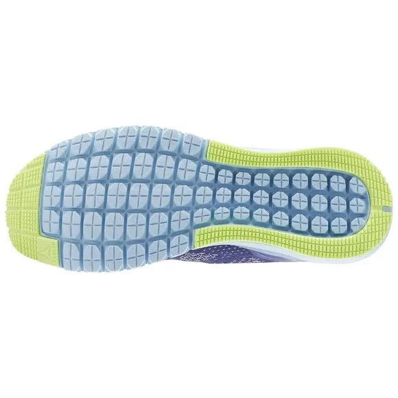 Reebok Print Smooth Clip Ultraknit Shadow Blue Womens Running Shoes BS5135
