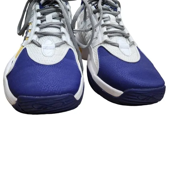 Reebok Solution Mid GW4377 White /Purple Iverson Athletic Basketball Shoes M10