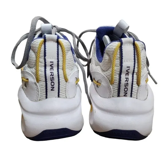 Reebok Solution Mid GW4377 White /Purple Iverson Athletic Basketball Shoes M10