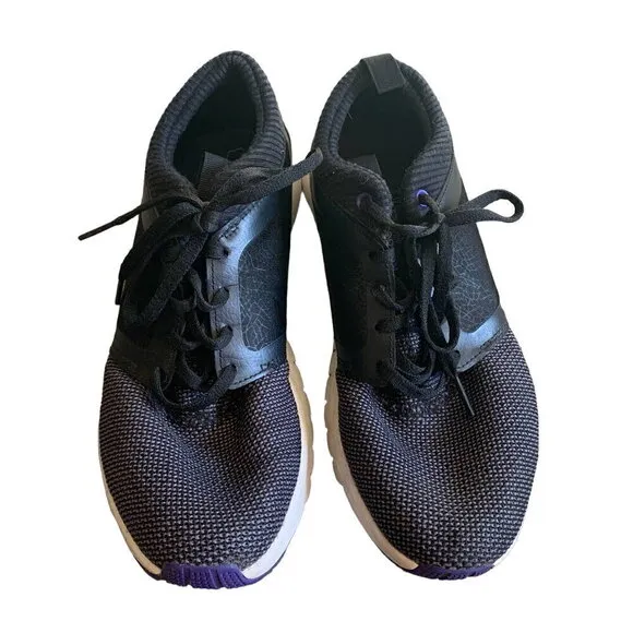 Reebok Women's Size 7 Running Shoes Black Print Athlux Shatr Athletic Sneakers