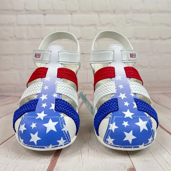 Reef Water Beachy Americana 24 Kids Sandals Size 2
