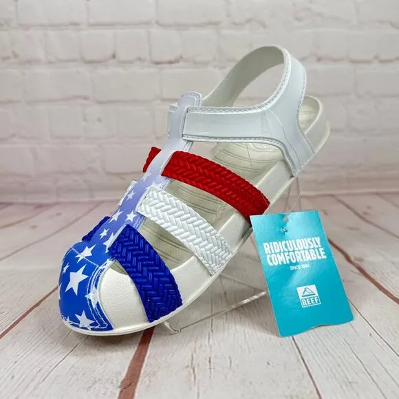 Reef Water Beachy Americana 24 Kids Sandals Size 2