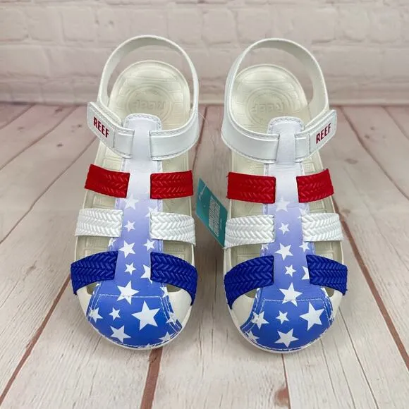 Reef Water Beachy Americana 24 Kids Sandals Size 2