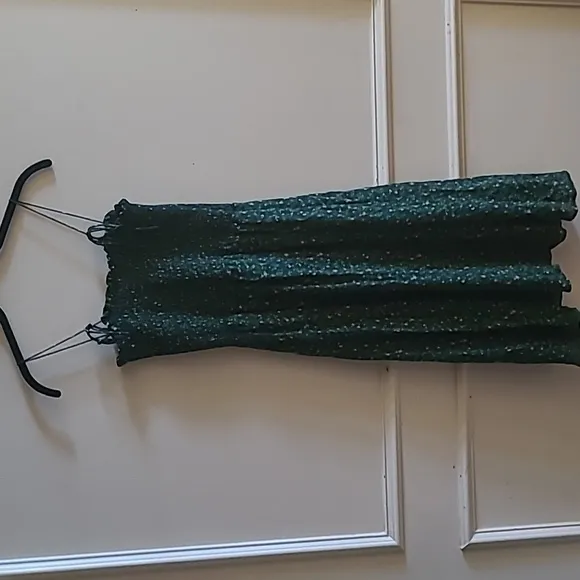 Reformation Sable Green Floral Puckered Dress, Sz M