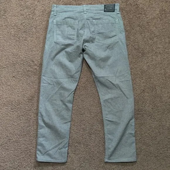 Revtown Jeans Mens Size 36x28.5 Decade Denim Sharp Ash Gray Pants