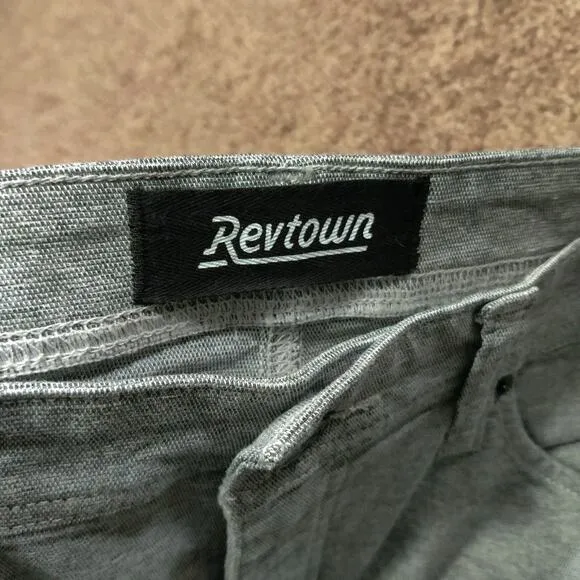 Revtown Jeans Mens Size 36x28.5 Decade Denim Sharp Ash Gray Pants