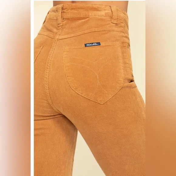 Rolla’s East Coast Flare High Rise Corduroy Pants 26