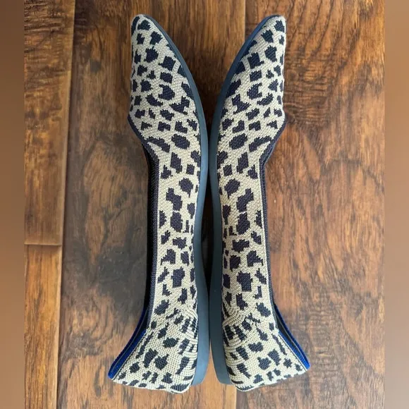 ROTHY’S Leopard Print Ballet Shoes
