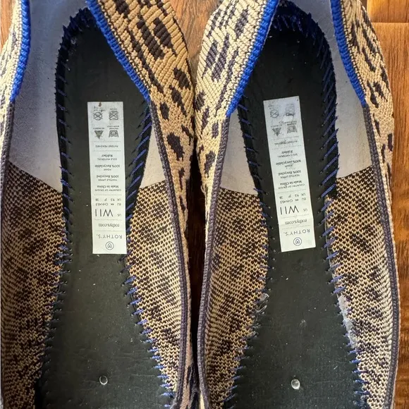 ROTHY’S Leopard Print Ballet Shoes
