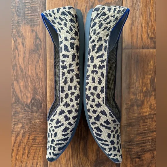 ROTHY’S Leopard Print Ballet Shoes