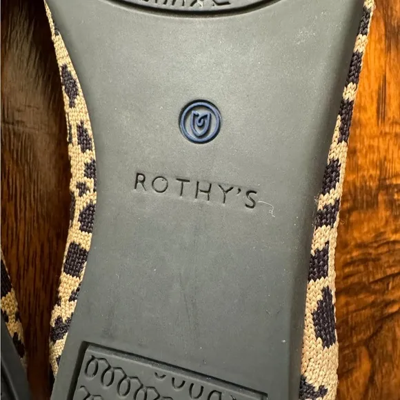 ROTHY’S Leopard Print Ballet Shoes