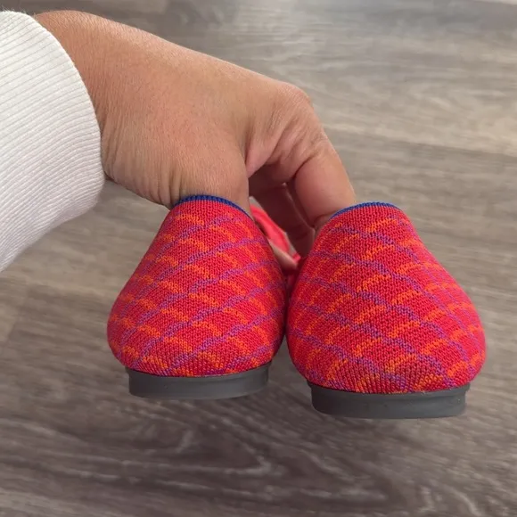Rothy’s Pomegranate Grid Flat Shoes 9W