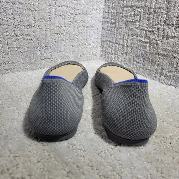 Rothy’s The Flat Charcoal Gray Round Toe Slip On Shoes Women's Size 7.5, 8, 10.5