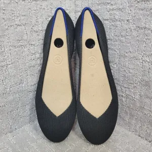 Rothy’s The Flat Solid Black Round Toe Slip On Shoes Multiple Sizes