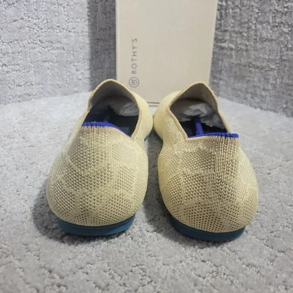 Rothy's The Loafer Women's Size 7.5 US Sahara Gold Round Toe Ballet Flat Shoes