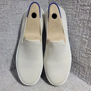 Rothy's The Sneaker Sand Ivory Textile Slip On Shoes Women's Multiple Sizes