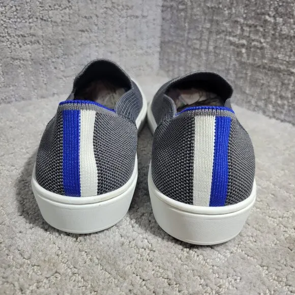 Rothy's The Sneaker Women's Size 6.5 US Steel Gray Textile Slip On Casual Shoes