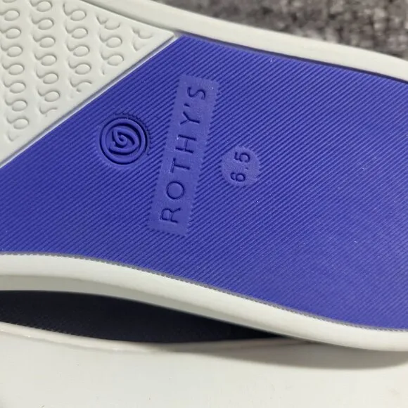 Rothy's The Sneaker Women's Size 6.5 US Steel Gray Textile Slip On Casual Shoes