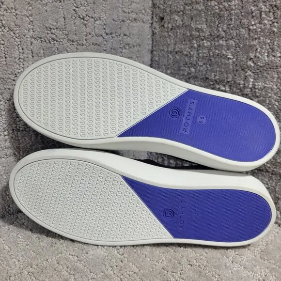 Rothy's The Sneaker Women's Size 6.5 US Steel Gray Textile Slip On Casual Shoes
